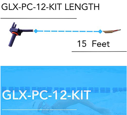 GLX-PC-12-KIT Havuz Sıcaklık Sensörü Termistör Su Hava Solar 15 Feet Kablolu