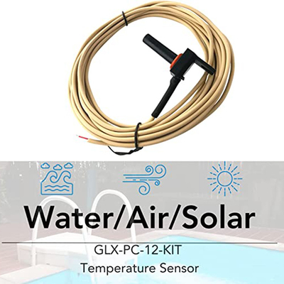 GLX-PC-12-KIT Havuz Sıcaklık Sensörü Termistör Su Hava Solar 15 Feet Kablolu